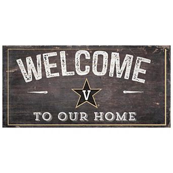 Vanderbilt Commodores Welcome Sign Wall Art