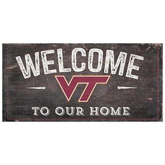 Virginia Tech Hokies Welcome Sign Wall Art