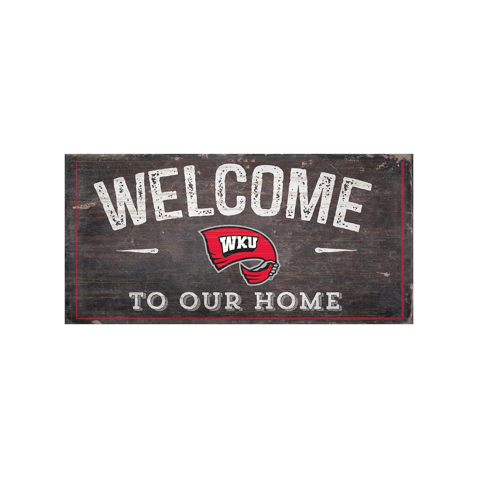 Western Kentucky Hilltoppers Welcome Sign Wall Art, Wkn Team