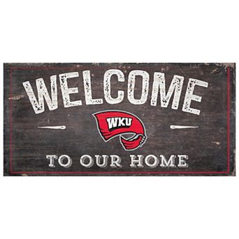 Western Kentucky Hilltoppers Welcome Sign Wall Art
