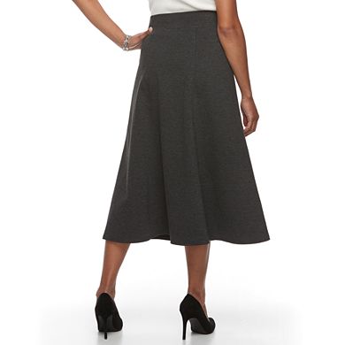Women's Dana Buchman Seamed Midi Skirt