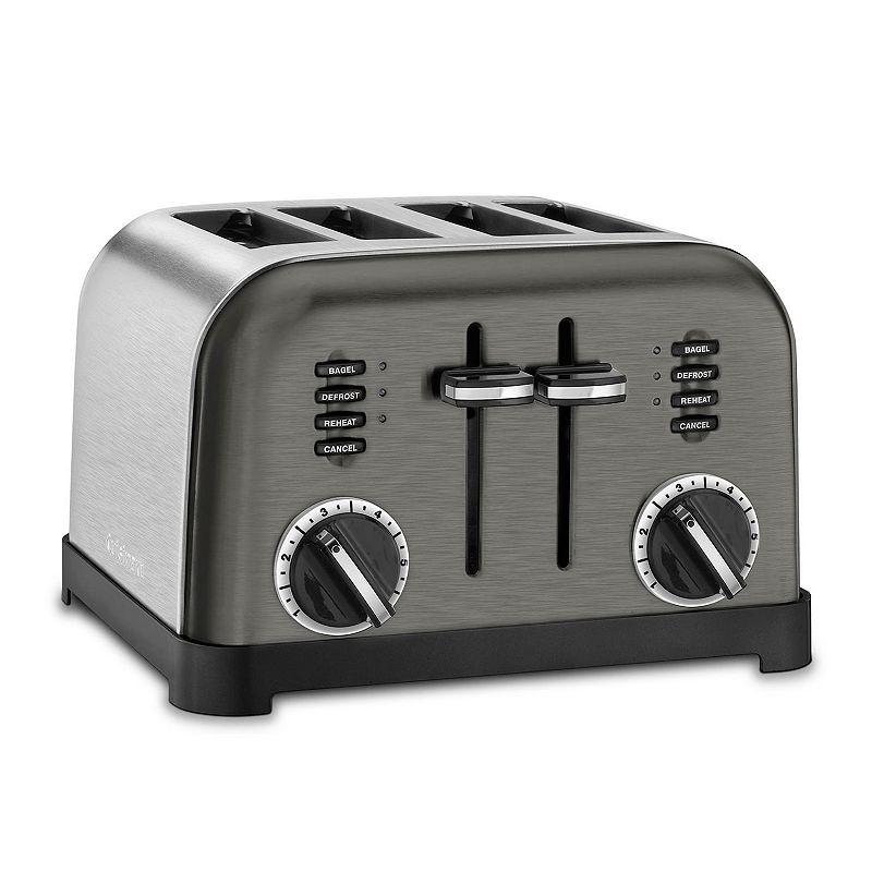 Kenmore 4-slice Toaster, Dual Controls, Wide Slot - Black Stainless Steel :  Target