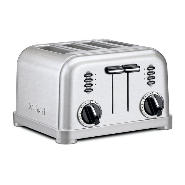 Cuisinart - 4-Slice Metal Classic Toaster (White)