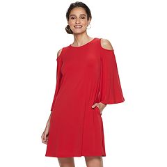 kohls womens red dresses