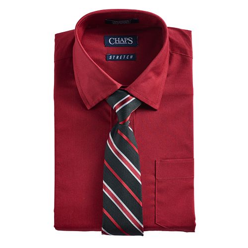 Chaps Boys Dress Shirt Tie New