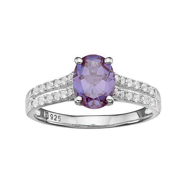 Kohls store alexandrite rings