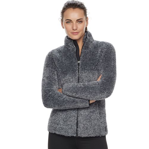 Download Women's FILA SPORT® Sherpa Fleece Long Sleeve Jacket