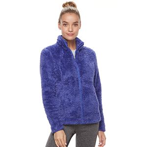 Women's FILA SPORT® Sherpa Fleece Zip-Up Jacket