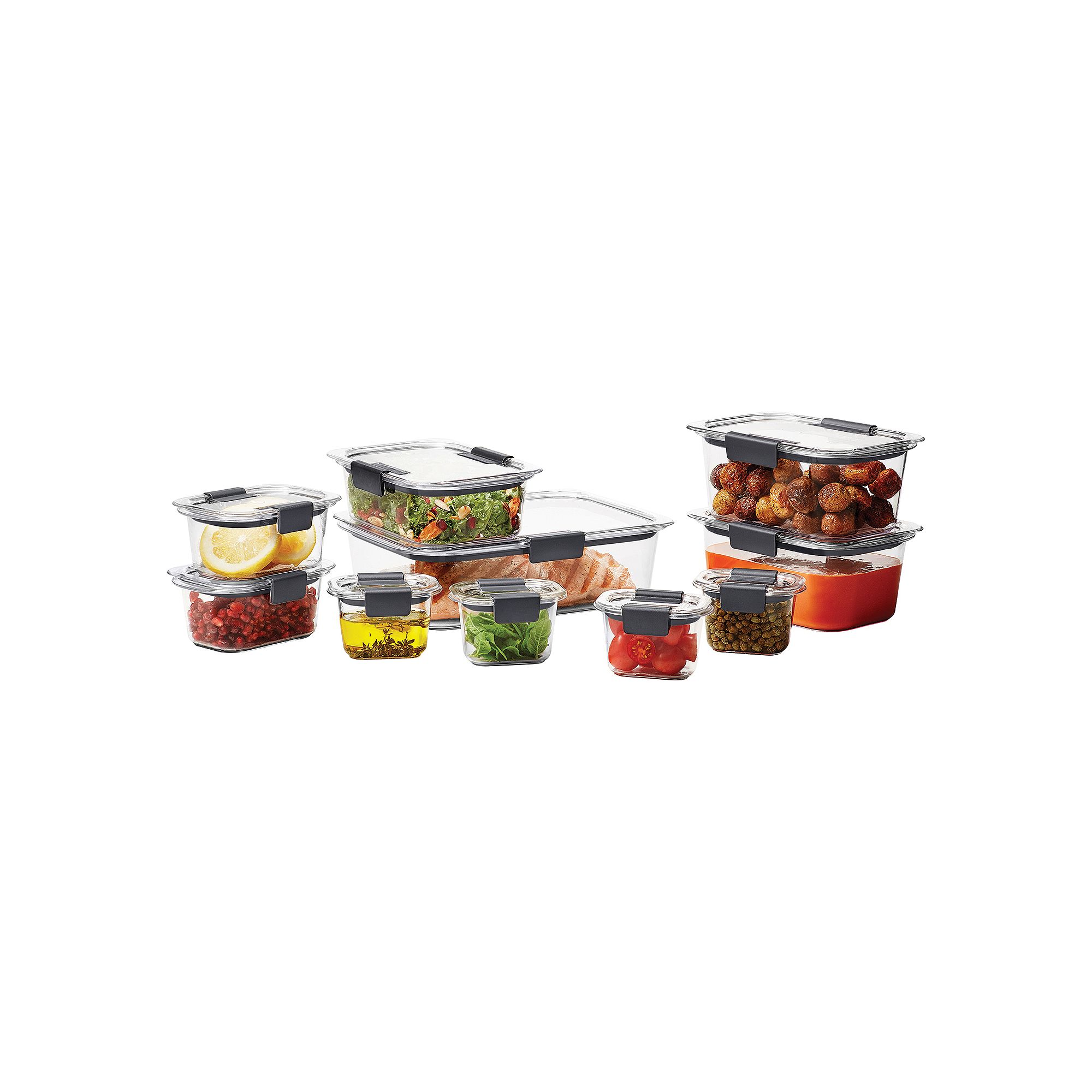 Rubbermaid Brilliance 20-pc. Food Storage Container Set, Multi