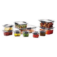 Rubbermaid 8pc Brilliance Pantry Food Storage Container Set