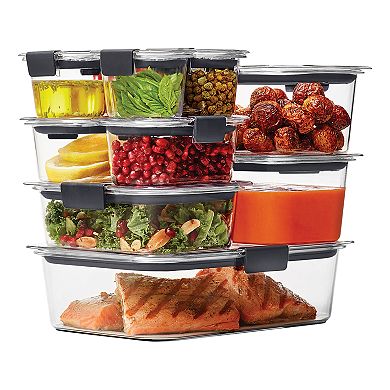 Rubbermaid Brilliance 20-pc. Food Storage Container Set