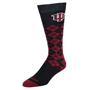 Men's Mojo Indiana Hoosiers Argyle Socks