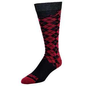 Men's Mojo Alabama Crimson Tide Argyle Socks