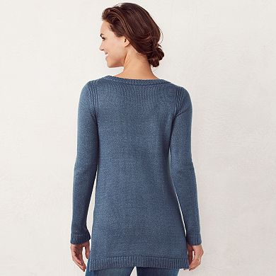 Women's LC Lauren Conrad High-Low Crewneck Sweater
