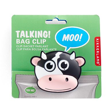 Kikkerland Animal Talking Bag Clip