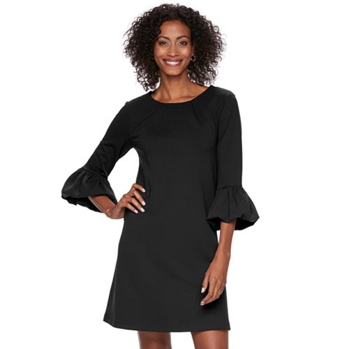 Women's Nina Leonard BalloonSleeve Shift Dress