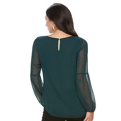 Women's Apt. 9® Textured Balloon Sleeve Top