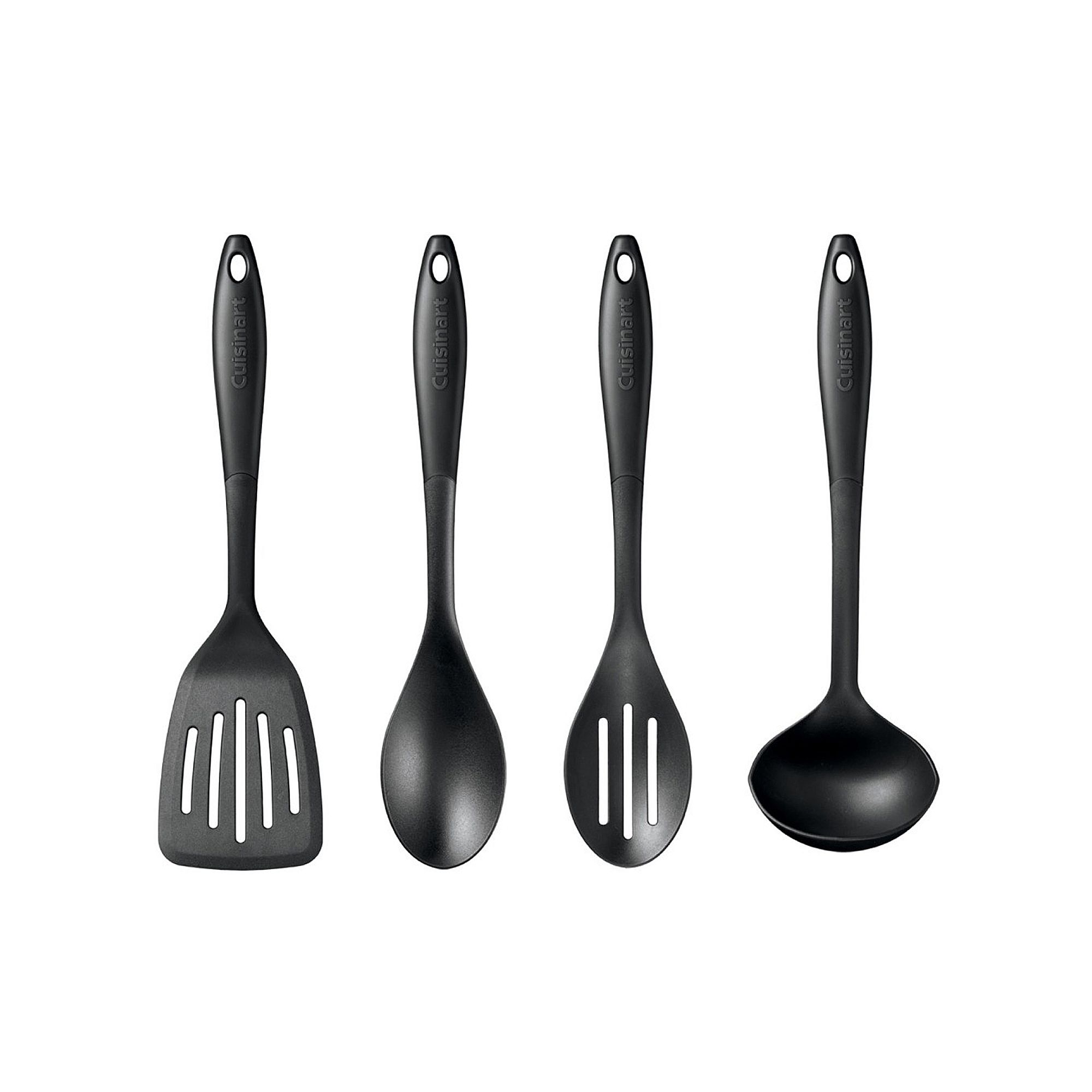 Cuisinart® 4-pc. Curved Handle Utensil Set, Black