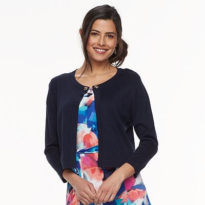 Women s Nina Leonard Chain Detail Crop Bolero
