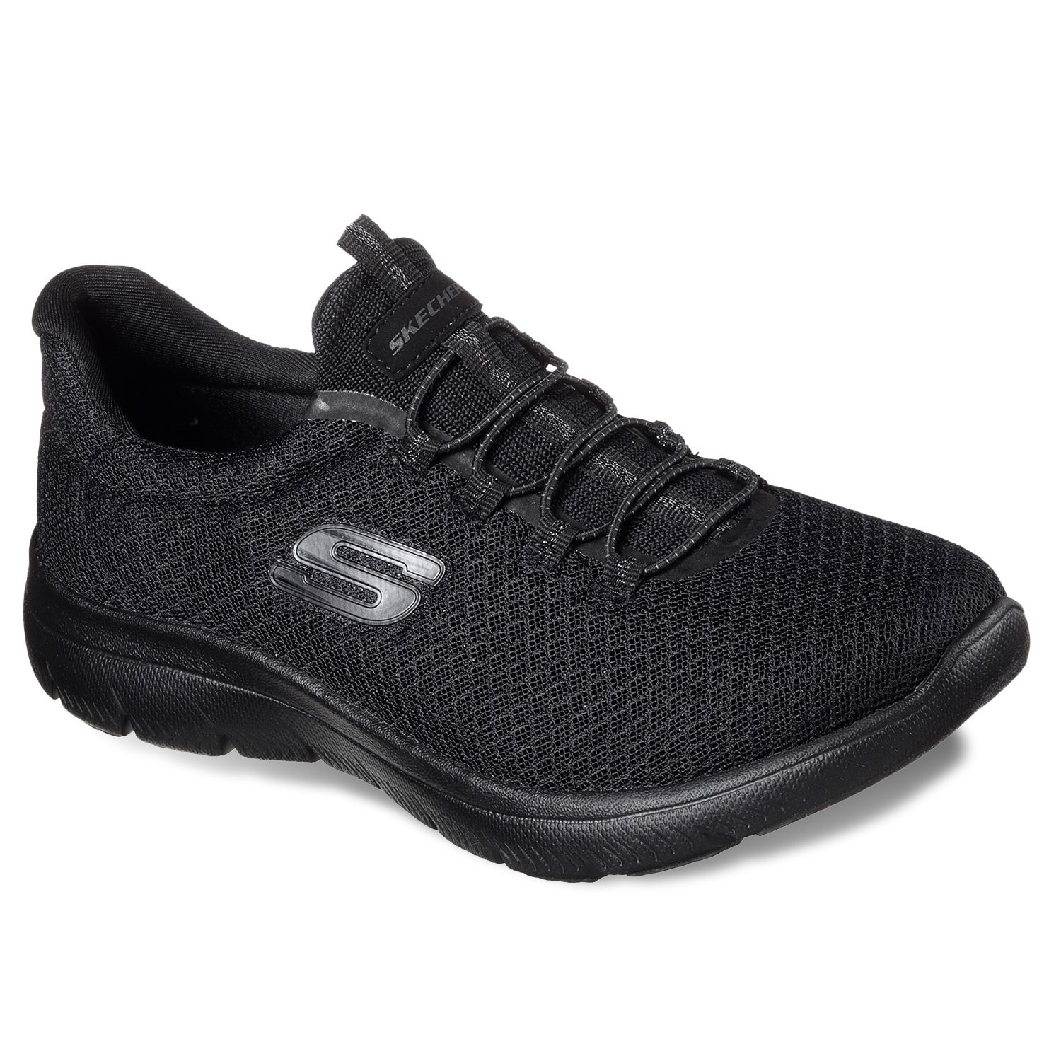 skechers in black