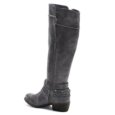 SO® Message Women's Knee High Riding Boots