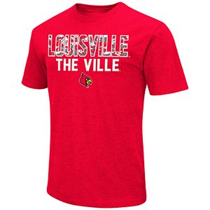 Men's Campus Heritage Louisville Cardinals Camo Wordmark Tee