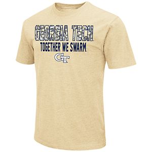 Men's Campus Heritage Georgia Tech Yellow Jackets Camo Wordmark Tee