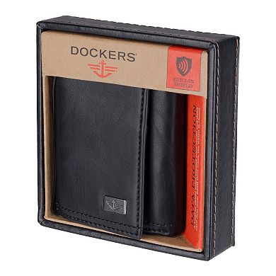 Men's Dockers® RFID-Blocking Extra-Capacity Trifold Wallet 