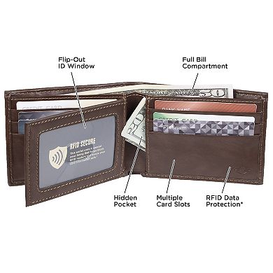 Men's Dockers® RFID-Blocking Extra Capacity Slimfold Wallet