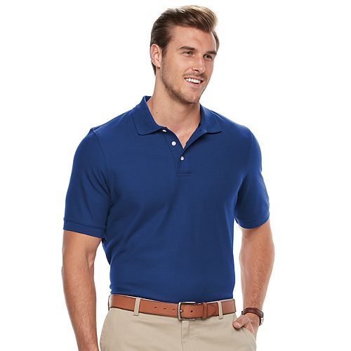 Big & Tall Croft & Barrow® Classic-Fit Easy-Care Performance Pique Polo