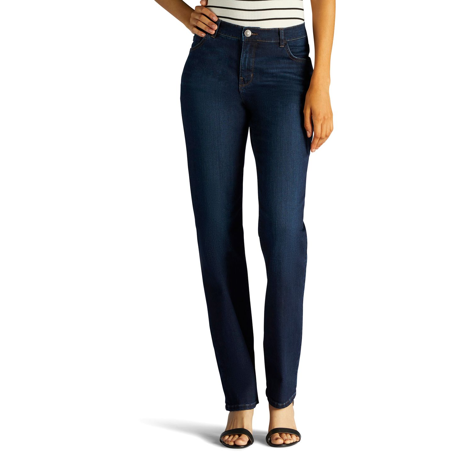 lee classic fit straight leg jeans