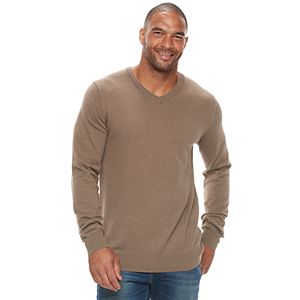 Big & Tall SONOMA Goods for Life™ Classic-Fit Coolmax V-Neck Sweater