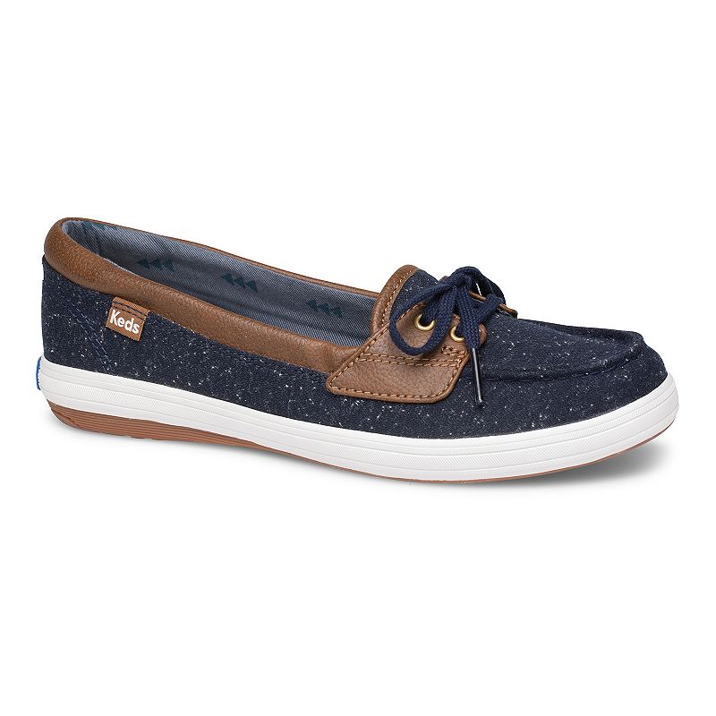 UPC 884547613752 product image for Keds Glimmer Women's Boat Shoes, Size: medium (8.5), Blue (Navy) | upcitemdb.com