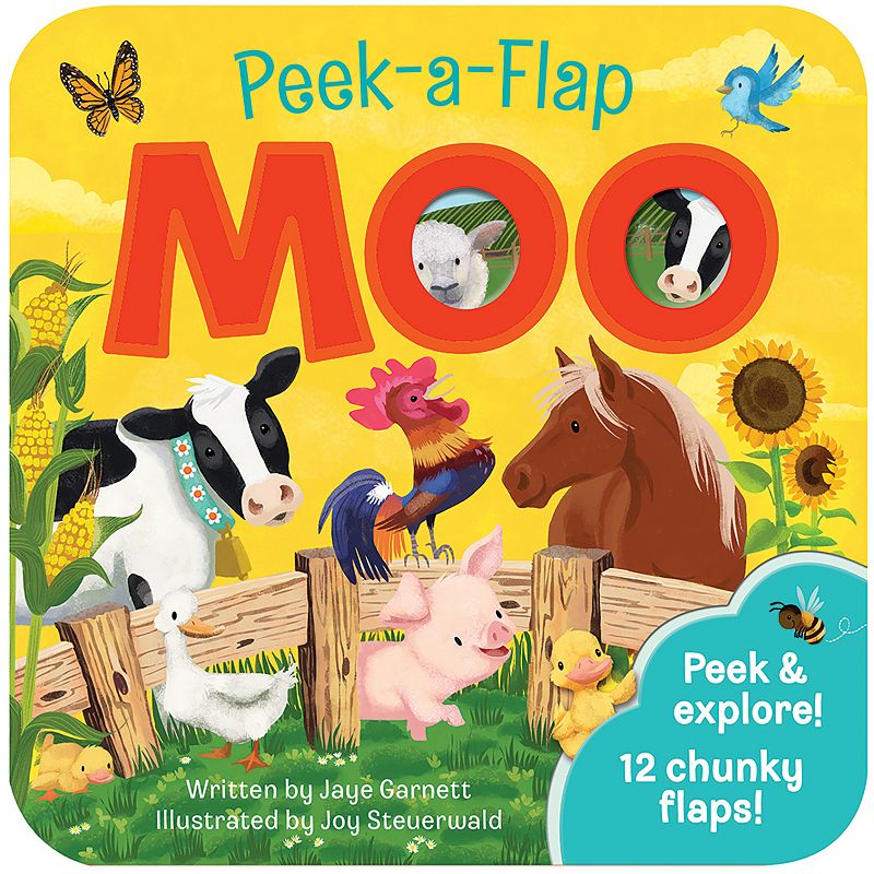 Moo Peek-a-Flap Series by Jaye Garnett