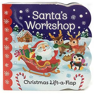 Santa's Workshop Lift a Flap Board Book by Cottage Door Press