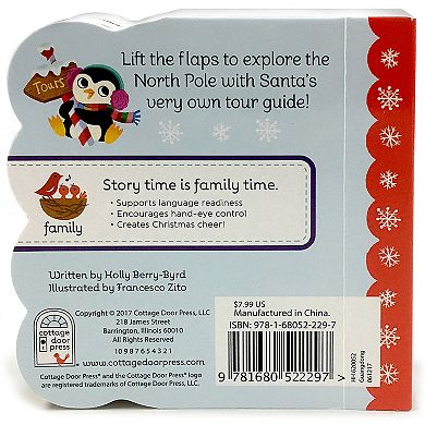 Santa's Workshop Lift a Flap Board Book by Cottage Door Press