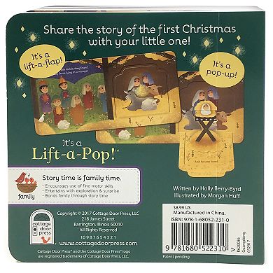 The First Christmas Lift-A-Pop Board Book by Cottage Door Press