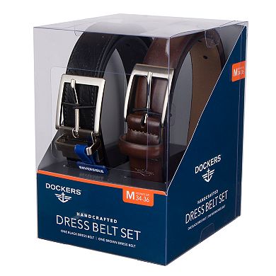 Men's Dockers Belts Boxed Set