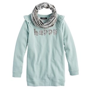 Girls 7-16 & Plus Size Sugar Rush Ruffle Shoulder 