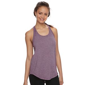 Juniors' SO® Shirttail Racerback Tank