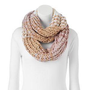 LC Lauren Conrad Ombre Striped Chenille Infinity Scarf