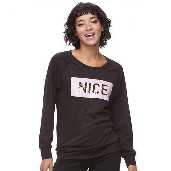 Flip sequin outlet sweatshirt