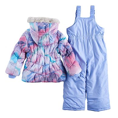 Toddler Girl ZeroXposur Cleo Jacket & Bib Snow Pants Set