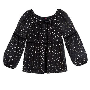 Girls 7-16 & Plus Size IZ Amy Byer Foil Star Printed Top