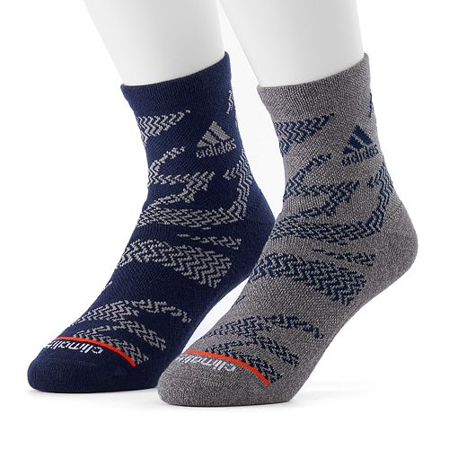 Men's adidas 2pack Tiger climalite High Quarter Socks
