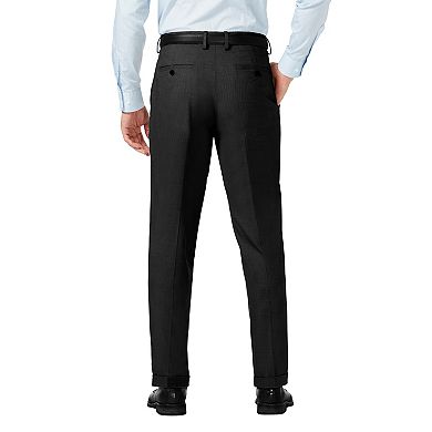 Men's J.M. Haggar Premium Classic-Fit Stretch Sharkskin Pleated Dress Pants