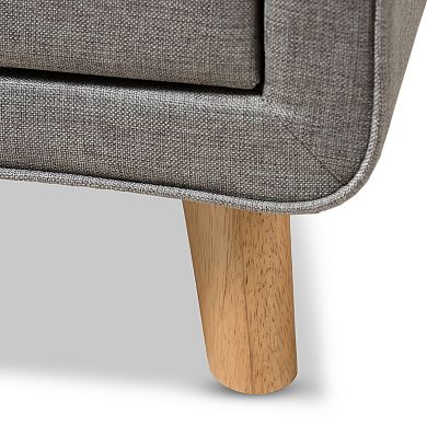 Baxton Studio Jonesy Upholstered Nightstand