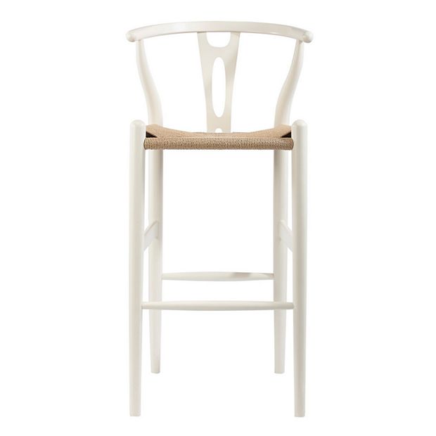 Baxton Studio Wishbone Counter Stool