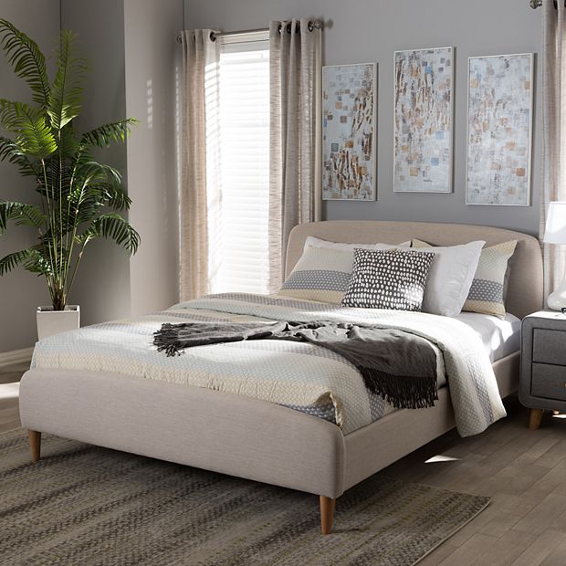 Baxton Studio Mia Upholstered Bed