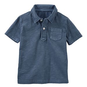 Boys 4-12 OshKosh B'gosh® Solid Slubbed Polo
